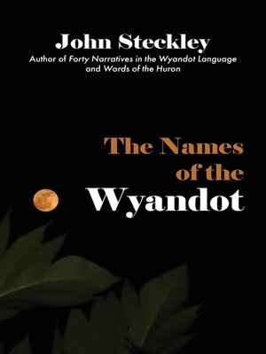 cover image of The Names of the Wyandot